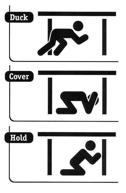precautions during earthquake. do during an earthquake.
