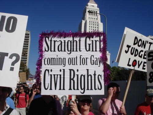 Straight Girl for Civil Rights 11-15-08